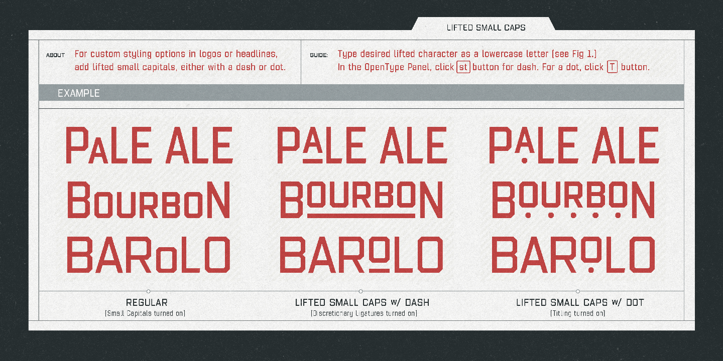 Example font Evanston Tavern 1893 #5